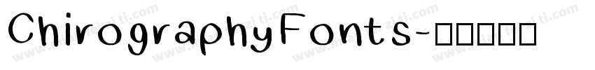 Chirography Fonts字体转换